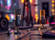 Microphones for streaming setup with accessories