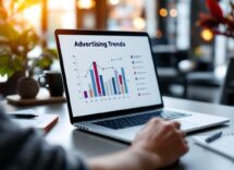 Visual representation of digital advertising evolution