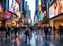 Visual representation of digital advertising evolution