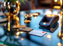 Conceptual image of digital payment methods replacing credit cards