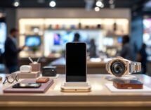 Immagine futuristica di smartphone innovativi per il 2025
