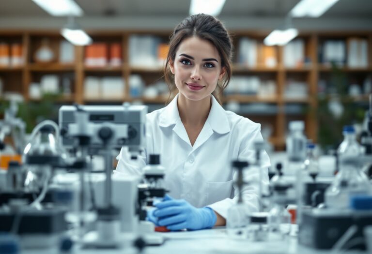 Illustration of federal funding supporting scientific research