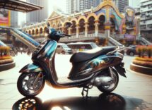 Suzuki scooters showcasing their 125cc models