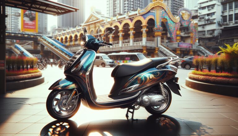 Suzuki scooters showcasing their 125cc models