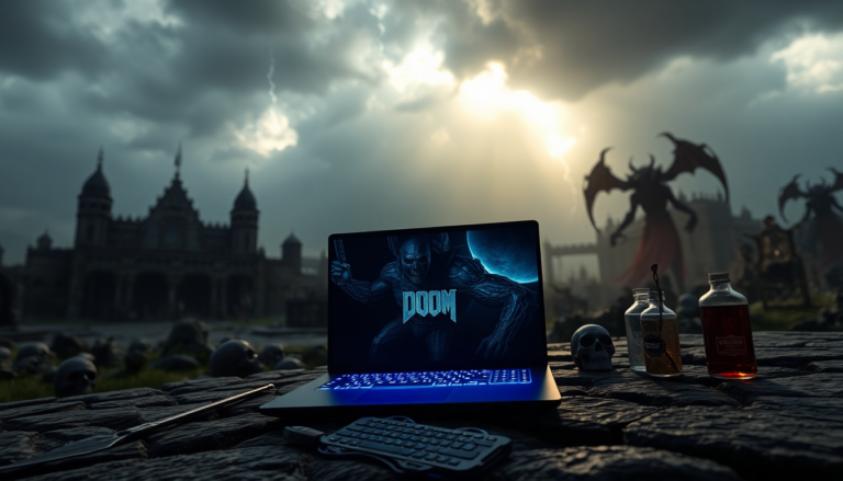 doom the dark ages performance review on the rtx 5090 gaming laptop 1746821954