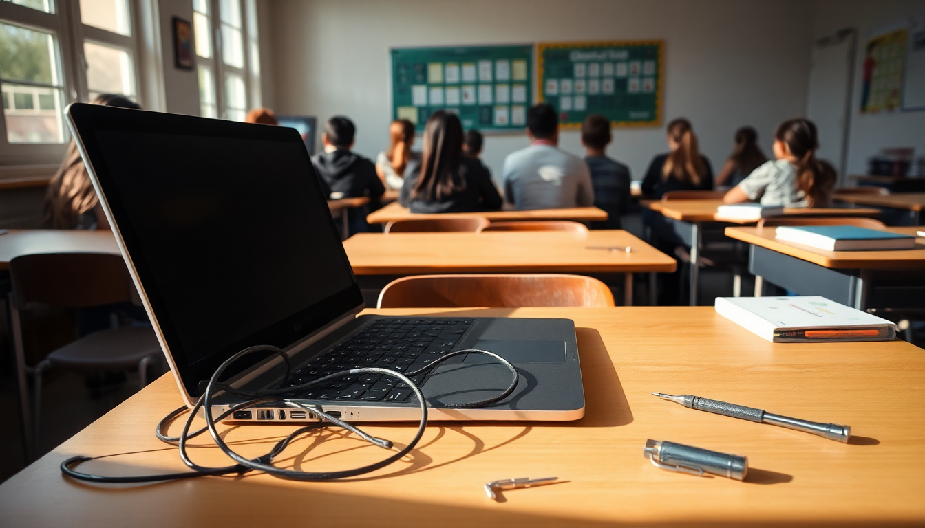 students attempt dangerous laptop challenge for social media views 1746914128