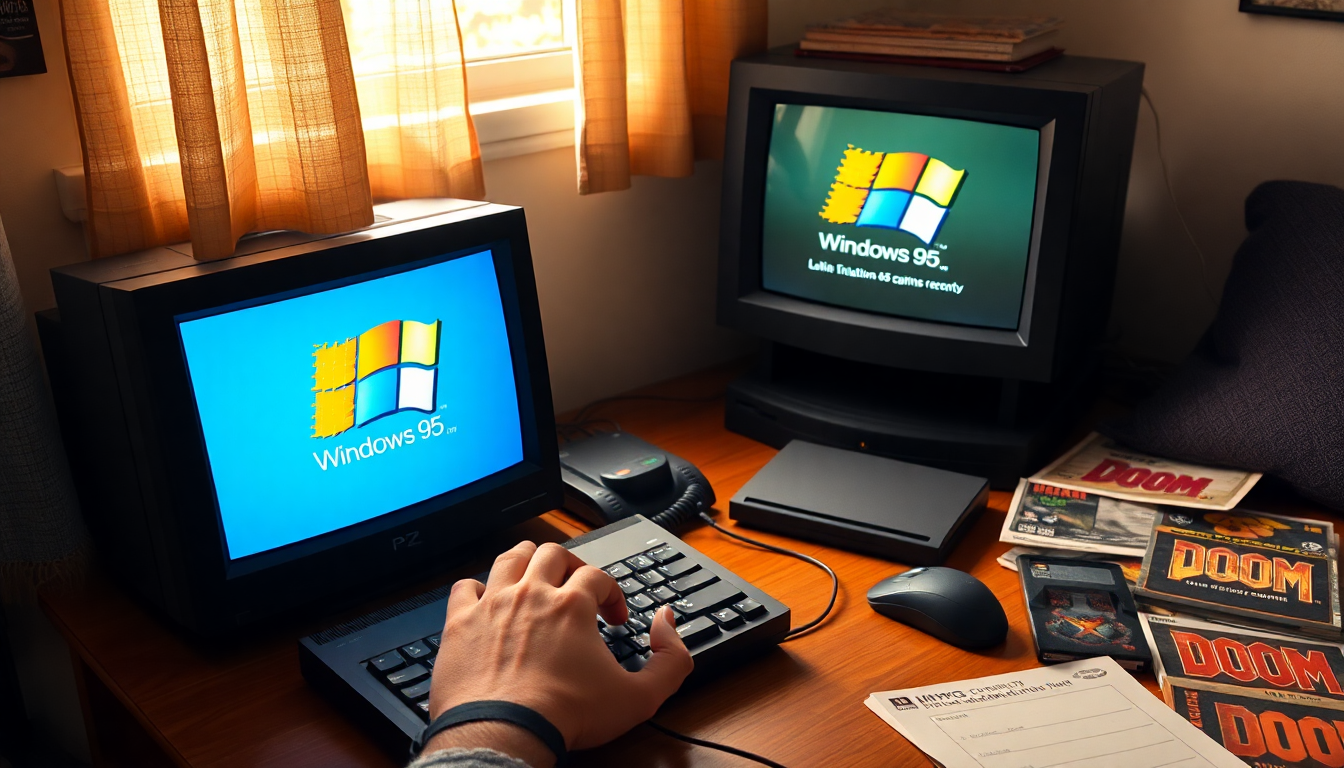 a detailed journey through emulating windows 95 on a vintage console 1751358437