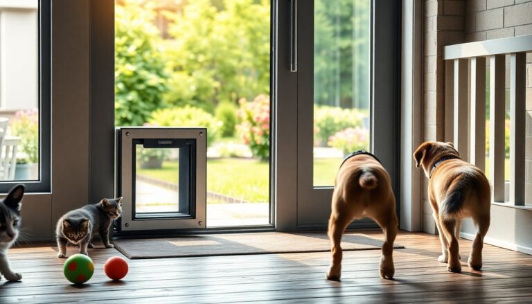 innovative smart pet doors enhance pet access and home safety 1765885850
