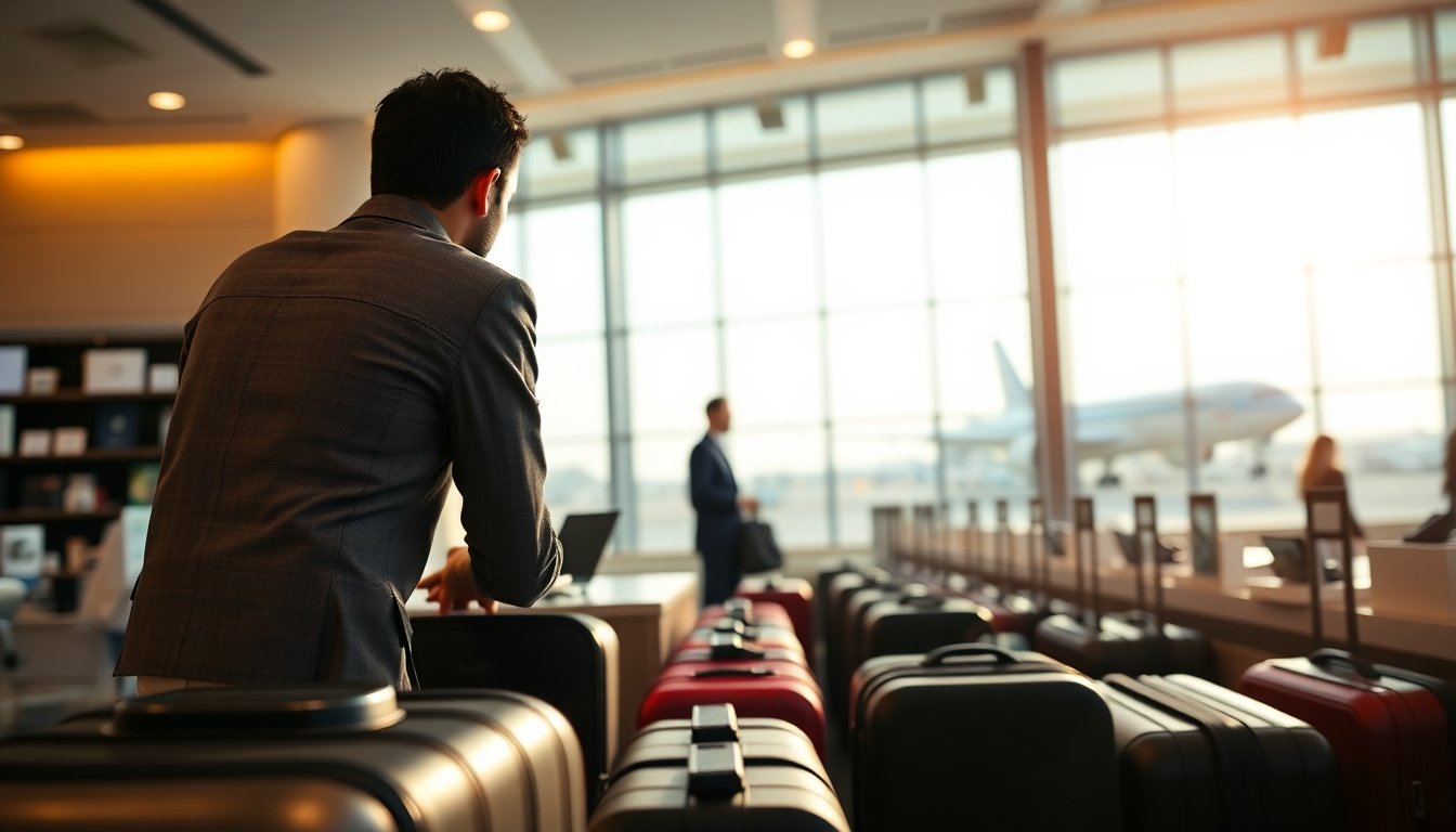 Sell gadgets to travelers at an airport electronics store